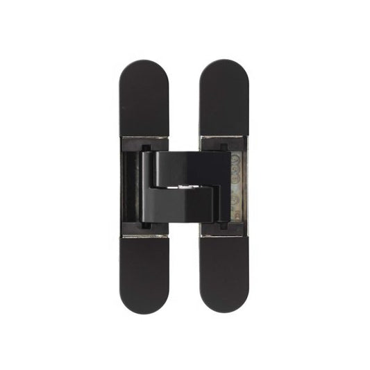 Eclipse Fire Rated Adjustable Concealed Hinge – Matt Black - Single