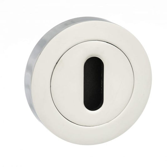 Mediterranean Round Escutcheons - Polished Chrome