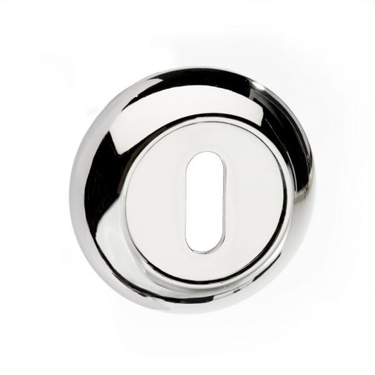 Mediterranean Round Escutcheons - Polished Chrome