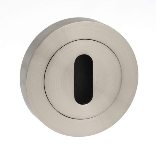 Mediterranean Round Escutcheons - Satin Nickel