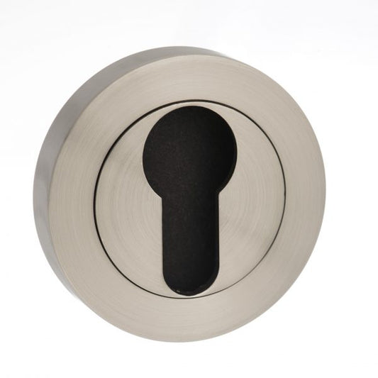 Mediterranean Round Escutcheons - Satin Nickel