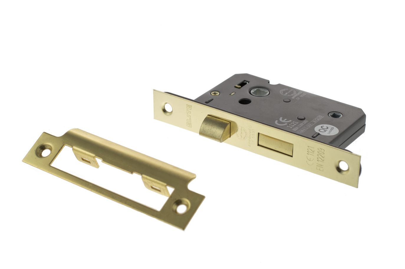 Atlantic -  Bathroom Lock - 2.5" Polished Brass