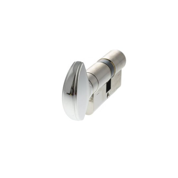 Euro Profile 5 Pin Cylinder - Polished Chrome