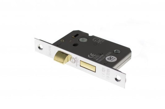 Atlantic - Bathroom Lock - 3" Polished Chrome