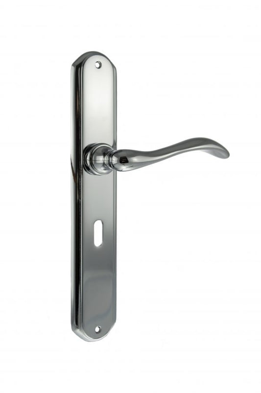 Valence Lever on Key Backplate – Polished Chrome