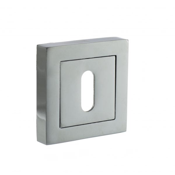 Status Square Escutcheons - Polished Chrome