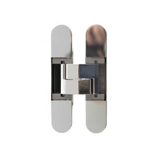 Eclipse Fire Rated Adjustable Concealed Hinge – Polished Nickel - Single