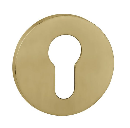 Tupai Exclusivo 5S Line Euro Escutcheon - Raw Brass