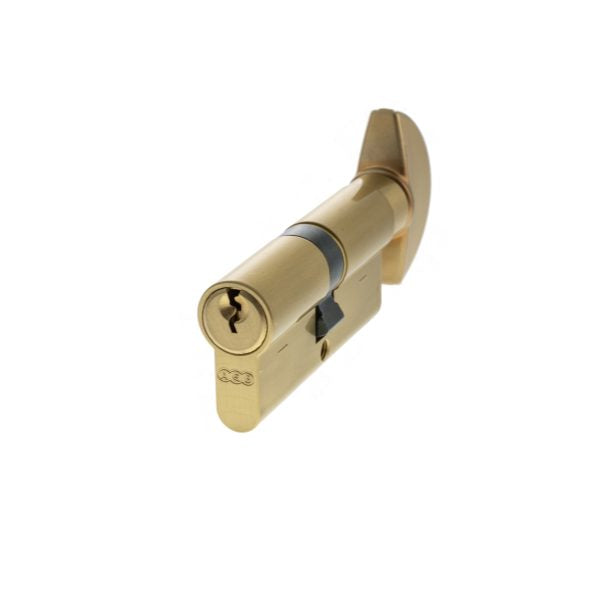Euro Profile 5 Pin Cylinder - Satin Brass