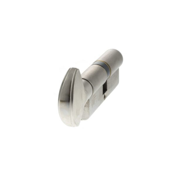 Euro Profile 15 Pin Cylinder Key to Turn - Satin Chrome