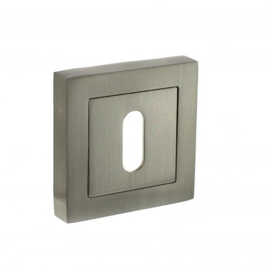 Status Square Escutcheons - Satin Nickel