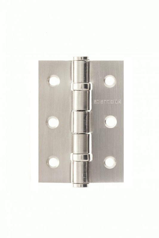 CE Fire Rated 3" Grade 7 Ball Bearing Hinges - Pack of two - Satin Stainless Steel
