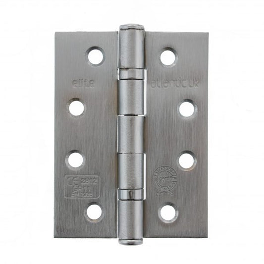 Ball Bearing Hinges - Pack of two - Satin Stainless Steel  (Fire Rated)