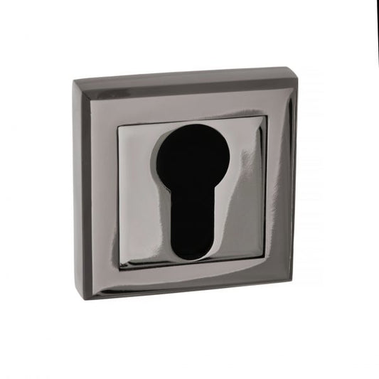 Status Square Escutcheons - Black Nickel