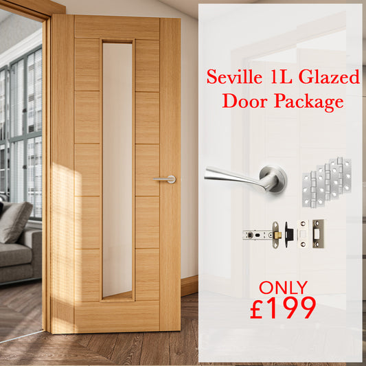 Seville Oak Pre-finished 1L Glazed Package