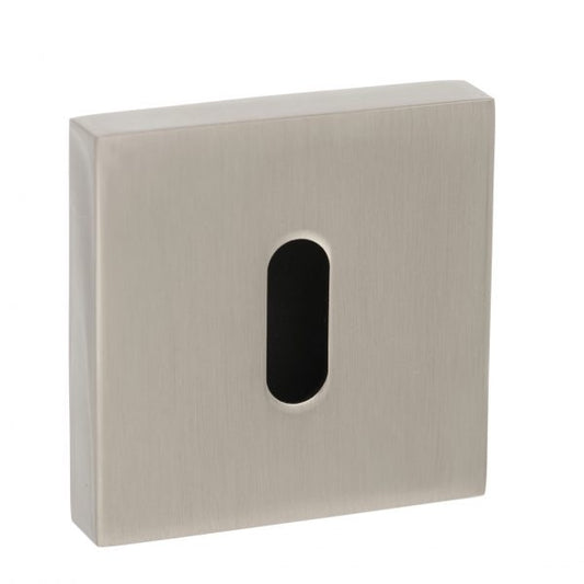 Senza Pari Square Escutcheons - Satin Nickel