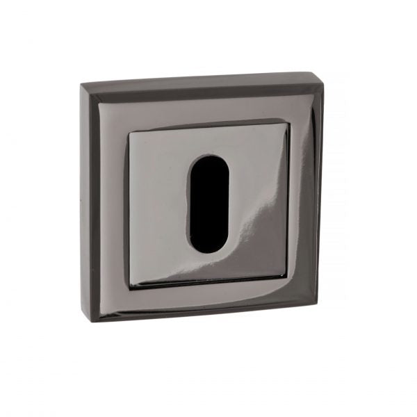 Status Square Escutcheons - Black Nickel