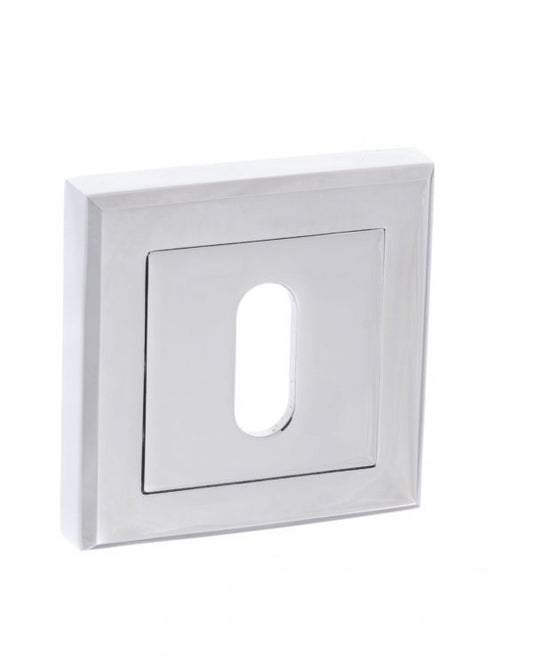 Status Square Escutcheons - Polished Chrome