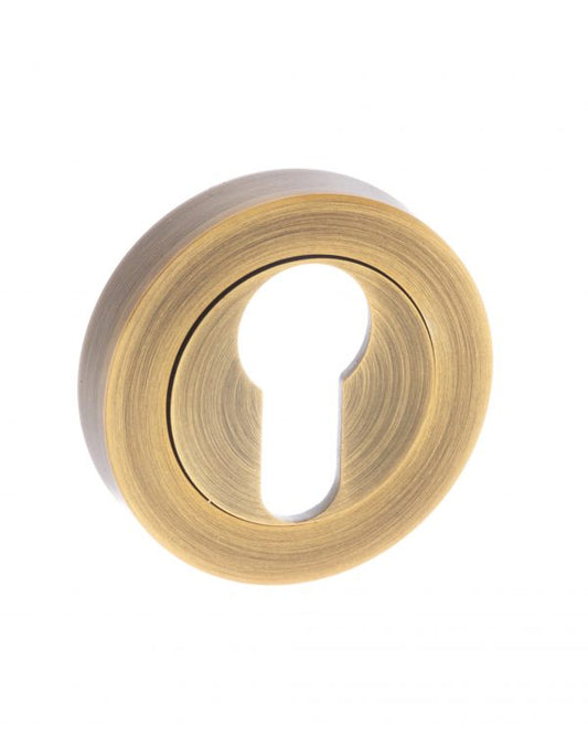 Senza Pari Round Escutcheons - Weathered Antique Bronze