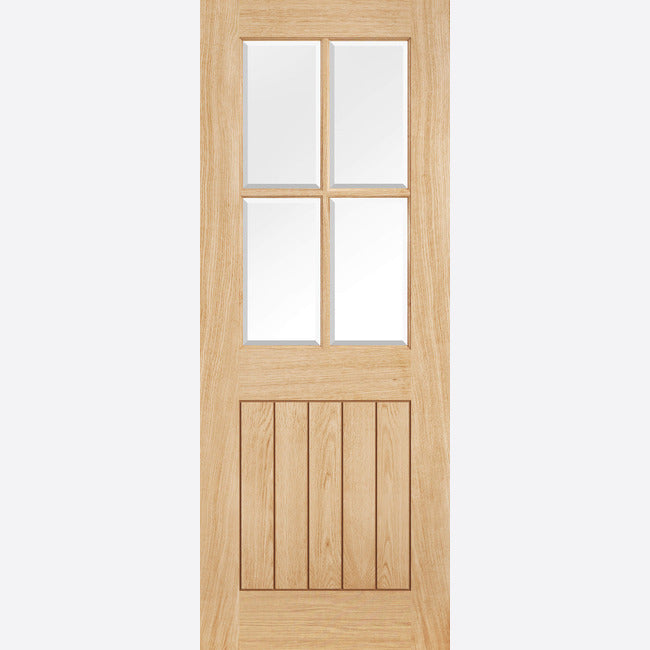 Belize 4L Glazed Oak Doors