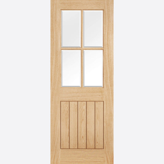 Belize 4L Glazed Oak Doors