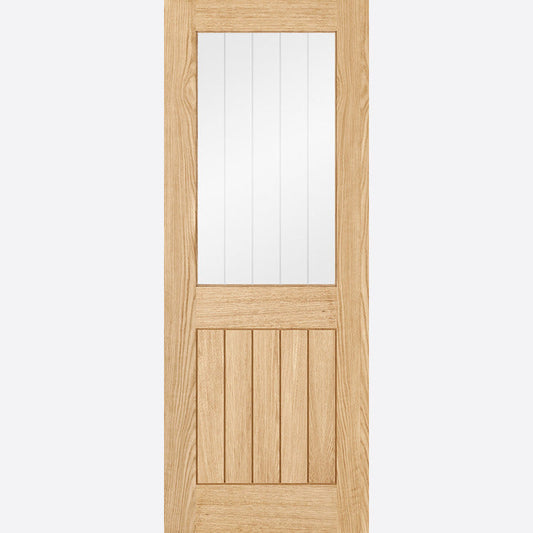 Belize Glazed Unfinished Oak Doors