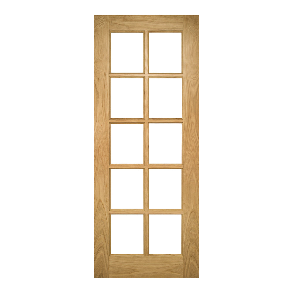 Bristol Bevelled Glazed Unfinished Oak Doors