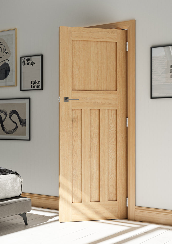 Cambridge Unfinished Oak Doors
