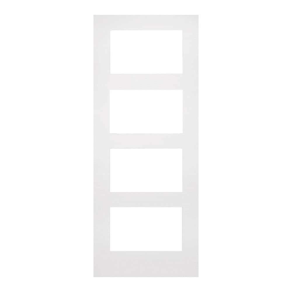 Coventry Clear Glazed White Primed Doors