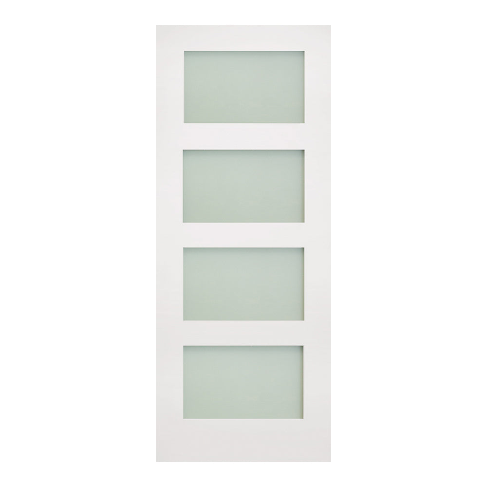Coventry Frosted Glazed White Primed