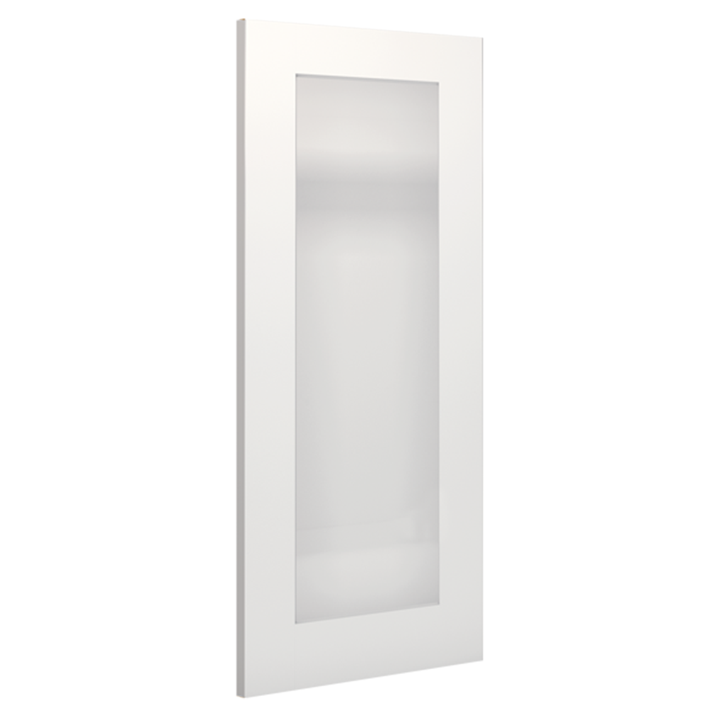 Denver Frosted Glazed White Primed Doors