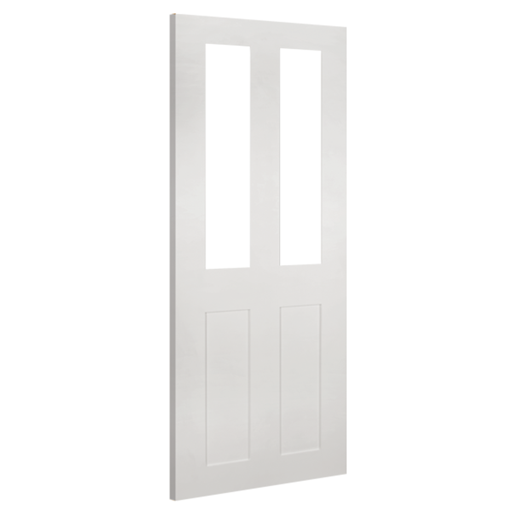 Eton Glazed White Primed Doors