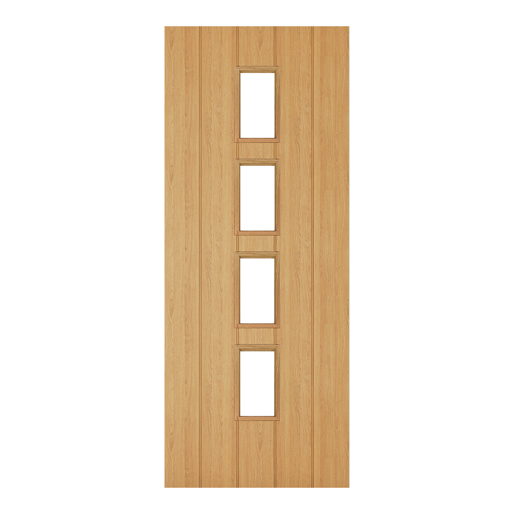 Galway Glazed Unfinished Oak Doors