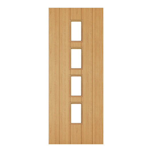 Galway Glazed Unfinished Oak Doors