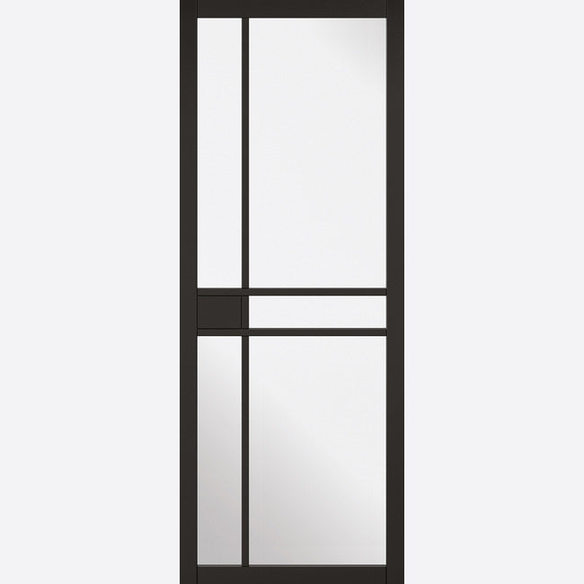 Greenwich Glazed Black Doors