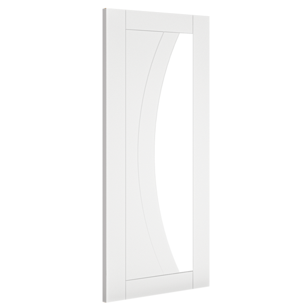 Ravello Glazed White Primed Doors