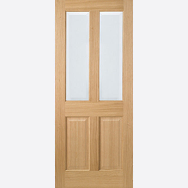 Richmond 2L Glazed Pre-finished Oak Doors