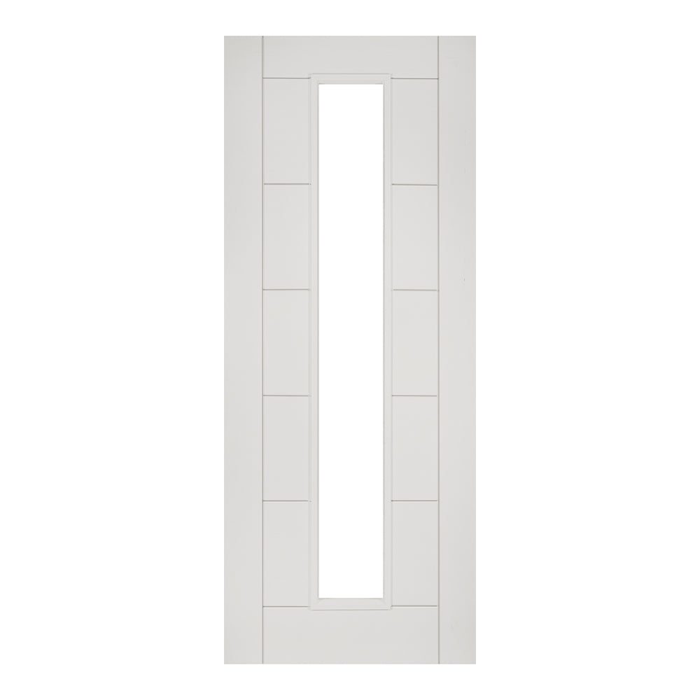 Seville 1L Glazed White Primed Doors