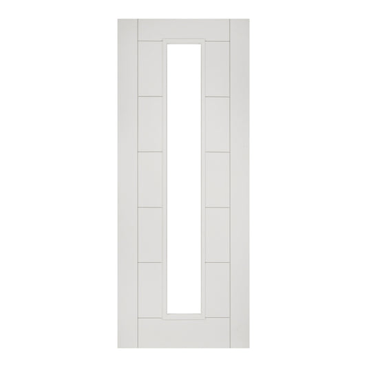 Seville 1L Glazed White Primed Doors