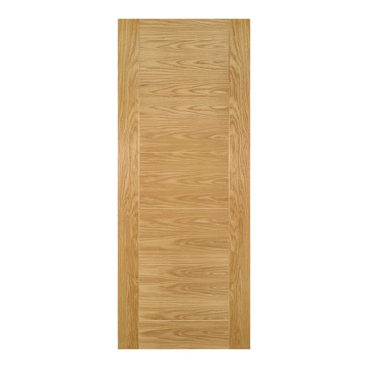 Seville Pre finished oak veneer internal door. Solid core internal oak door