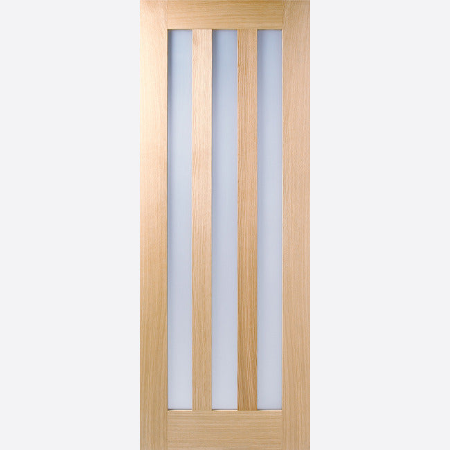 Utah Frosted Glazed Oak Doors