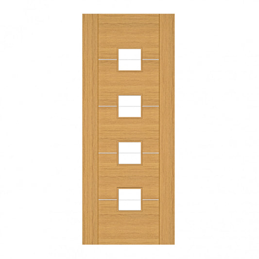 Valencia Glazed Pre-finished Oak Doors