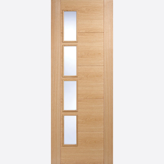 Vancouver Offset Glazed Pre-finished Oak Doors