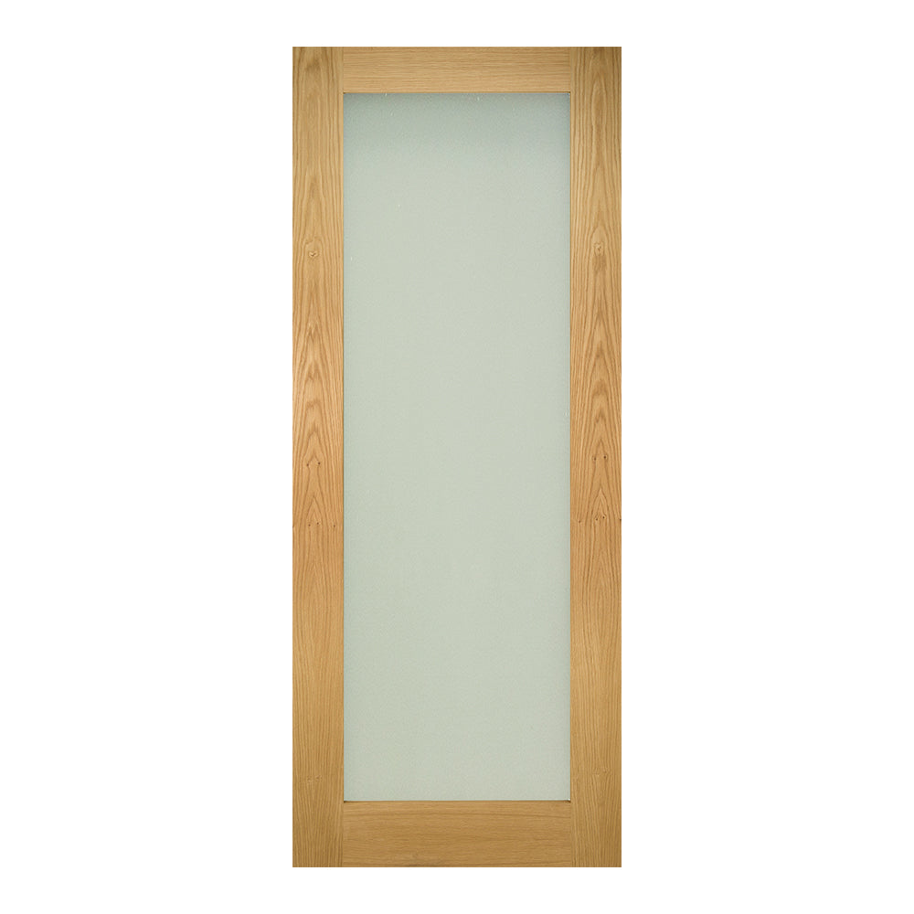 Walden Frosted Glazed Unfinished Oak Doors