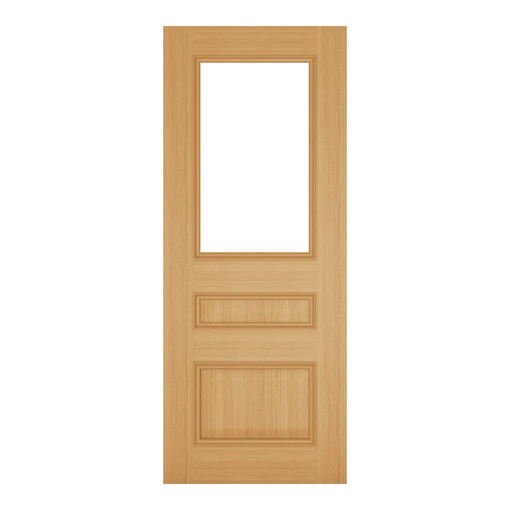 Windsor Clear Glass Pre-finished Oak Doors