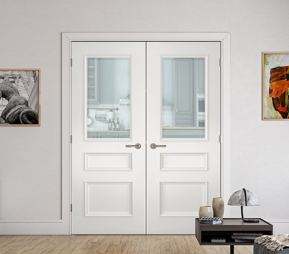 Windsor Glazed White Primed Doors